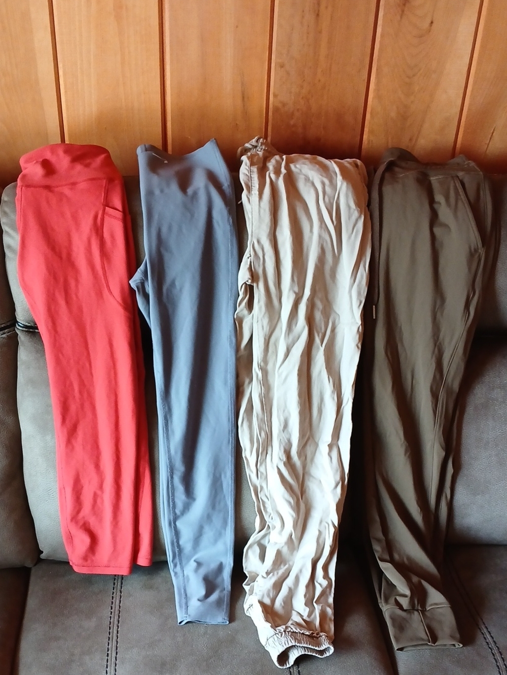 Old Navy Coral Red High-Rise PowerSoft Leggings XS